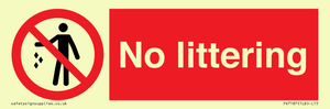 No littering